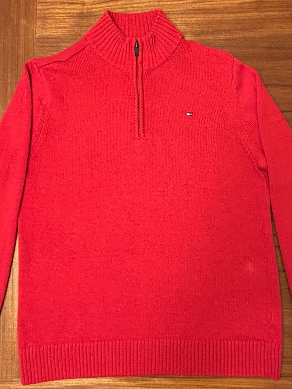 Tommy Hilfiger Kids Youth Size Large (16-18) Red 100% Cotton Sweater